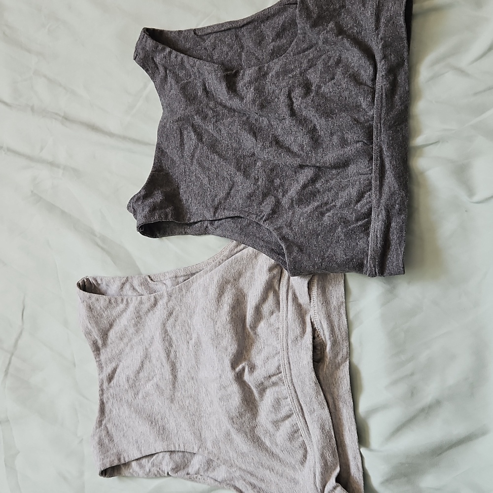 Secret Treasures Bralette Set Of 2, Dark And Light Gray, Size XS - Picture 5 of 5